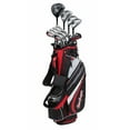 thumbnail image 1 of MacGregor Golf DCT4000 12 Clubs / 16 Pieces Graphite/Steel Mens Right Hand - 1 Inch Longer Golf Clubs Set with Bag Regular Flex, 1 of 9