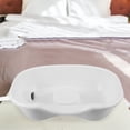 thumbnail image 3 of Lavabo para el cabello para personas postradas en cama, lavabo portátil para el lavado del cabello junto a la cama, para mujeres mayores, embarazadas, pacientes postrados en cama, suministros blancos, 3 of 8