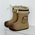 thumbnail image 6 of ibiyuan Rain Boots Toddler Waterproof Rainboots Flexible Cute Dinosaur Short Rainboots for Toddler with Drawstring Non- Outdoor Hunting Rainboots Easy-On Handles,7-8Years, 6 of 9