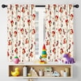 thumbnail image 5 of Blackout Kids Curtains,Beige Christmas Santa Pattern Childrens Insulated Curtains Set Of 2,Bedroom Essentials,Toddler Room Decor 42"x54", 5 of 5
