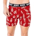 thumbnail image 3 of Lazy One Funny Animal Boxer Briefs for Men, Underwear for Men, Sea, Ocean (Lobster, X-Large), 3 of 7