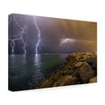 thumbnail image 4 of Mehdi Momenzadeh 'When Lightning Strikes' Canvas Art, 4 of 4