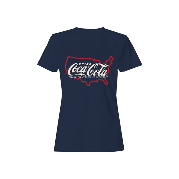 Officially Licensed Coca Cola Highway to Anywhere Women's T-shirt