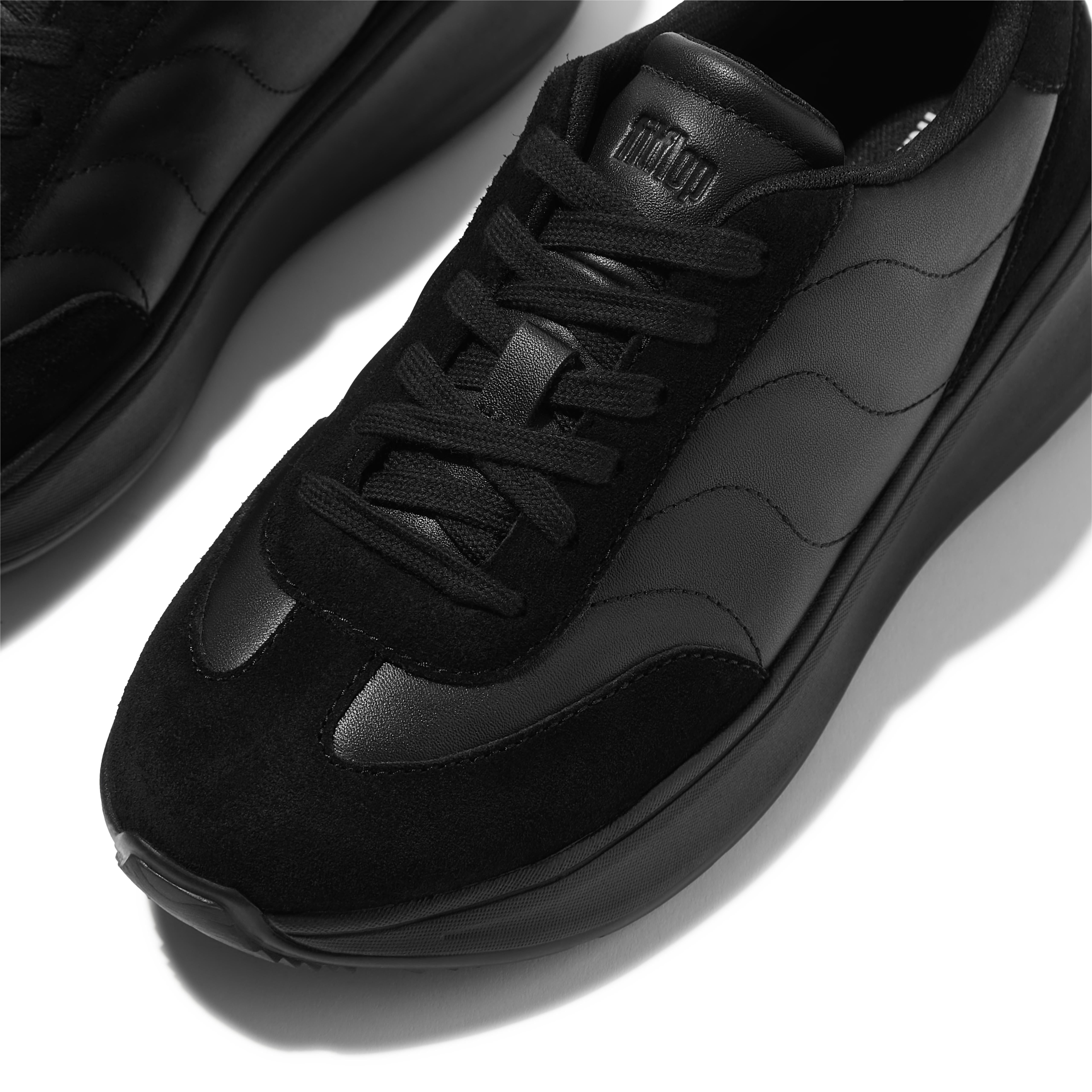 Fitflop Women's F-Mode T-Toe Wave Trainer Lace-up Sneakers