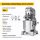 thumbnail image 2 of Batidora Industrial Planetaria 30 Litros Acero Inoxidable 1500W Amasadora Mezcladora 3 Velocidades Gutstark Industrial 1500 W Pedestal, 2 of 8