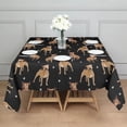 thumbnail image 3 of Pitbull Dog and Footprint Square Tablecloth,Waterproof Square Table Cover,Wipeable Spillproof Washable Table Cover for Home Kitchen Party Decor 42"X42"(107x107cm), 3 of 6