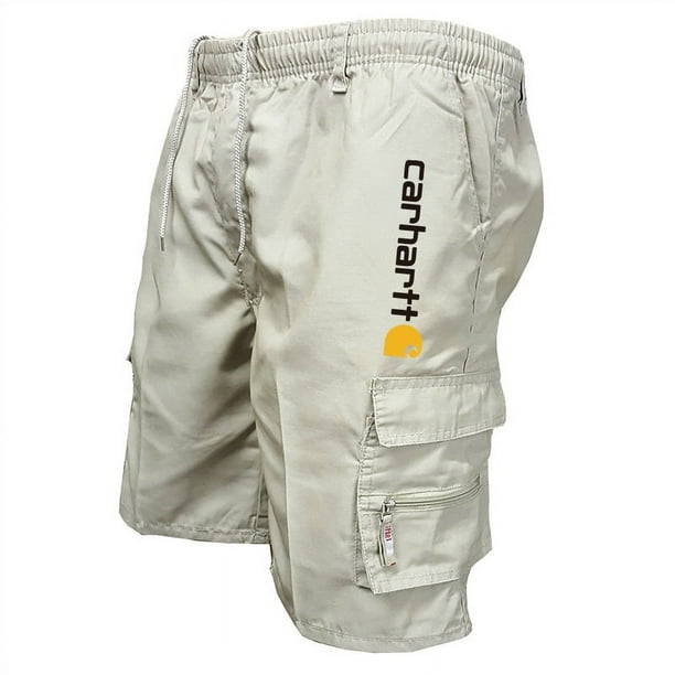 Pantalones cortos de trabajo con múltiples bolsillos para hombre, nuevos pantalones deportivos de verano para ocio y fitness al aire libre