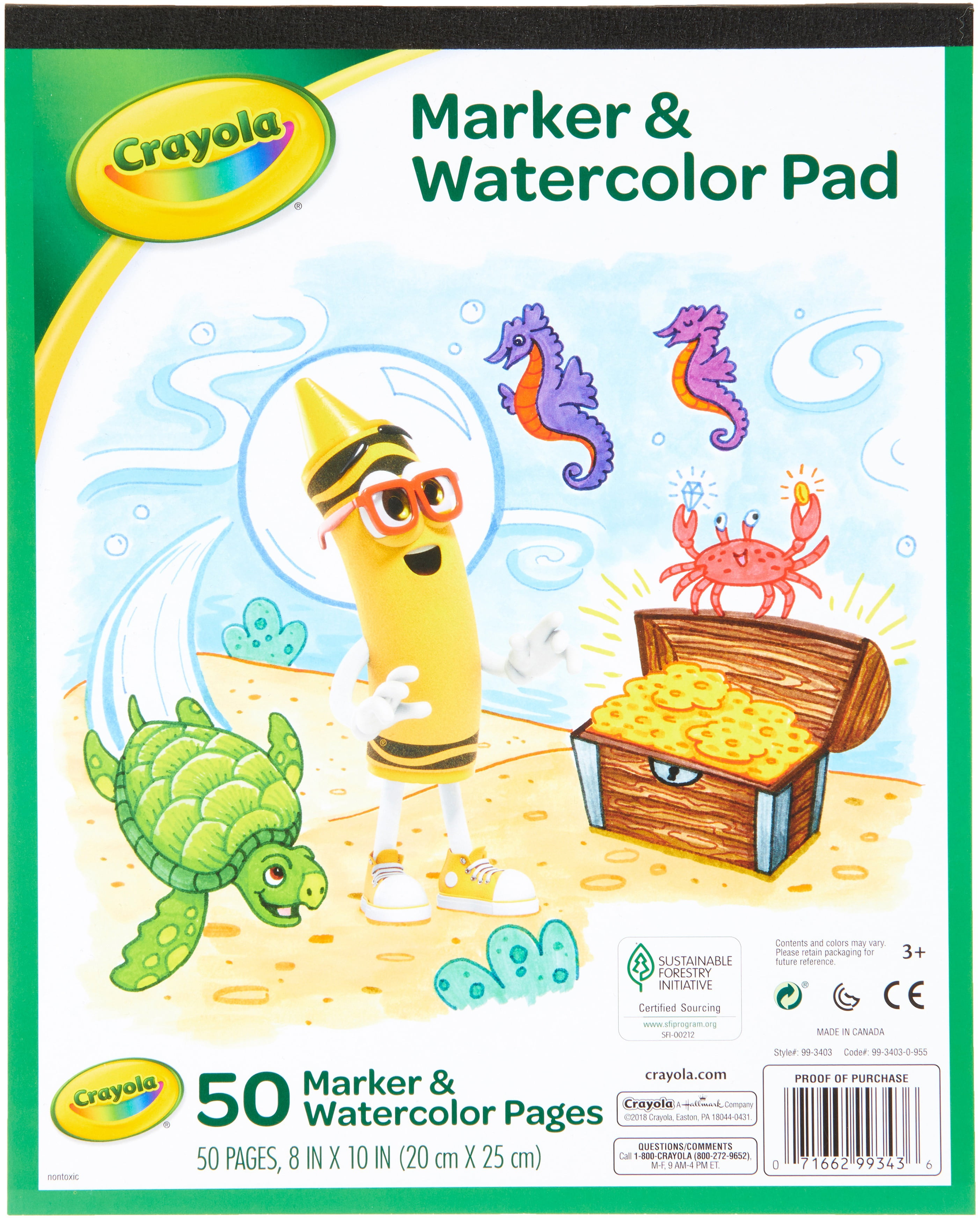 Crayola Marker Watercolor Pad 10