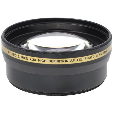 - Xit Pro 2x Telephoto Lens Converter - 58mm threading (Black)
