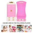 thumbnail image 6 of Miniature Furniture Doll Wardrobe Closet for 18 Inch Dolls Clothes Home Accessories Pretend Play Bedroom Baby Child 2 Pcs, 6 of 6