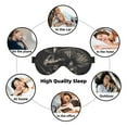 thumbnail image 7 of Cauagu Monochrome Mushroom Artwork Print Sleep Eye Mask, Blindfold Eye Sleep Shade Cover with Elastic Strap/Headband Eye Cover Eyeshade for Night Sleeping/Travel Nap, 7 of 7