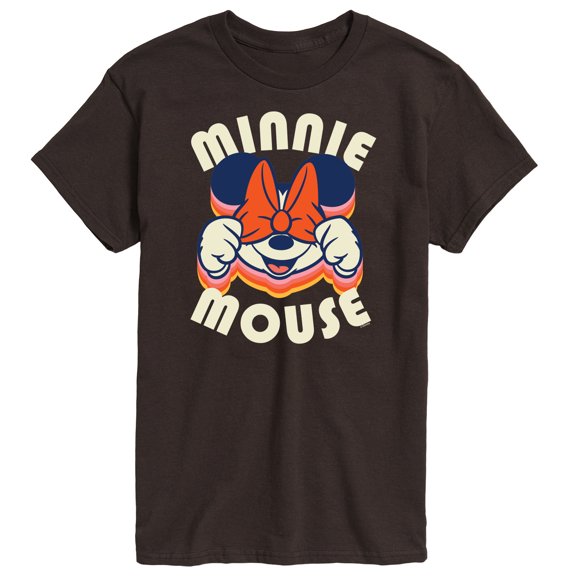 Disney - Minnie Mouse Bow Design Men's Short Sleeve Graphic T-Shirt