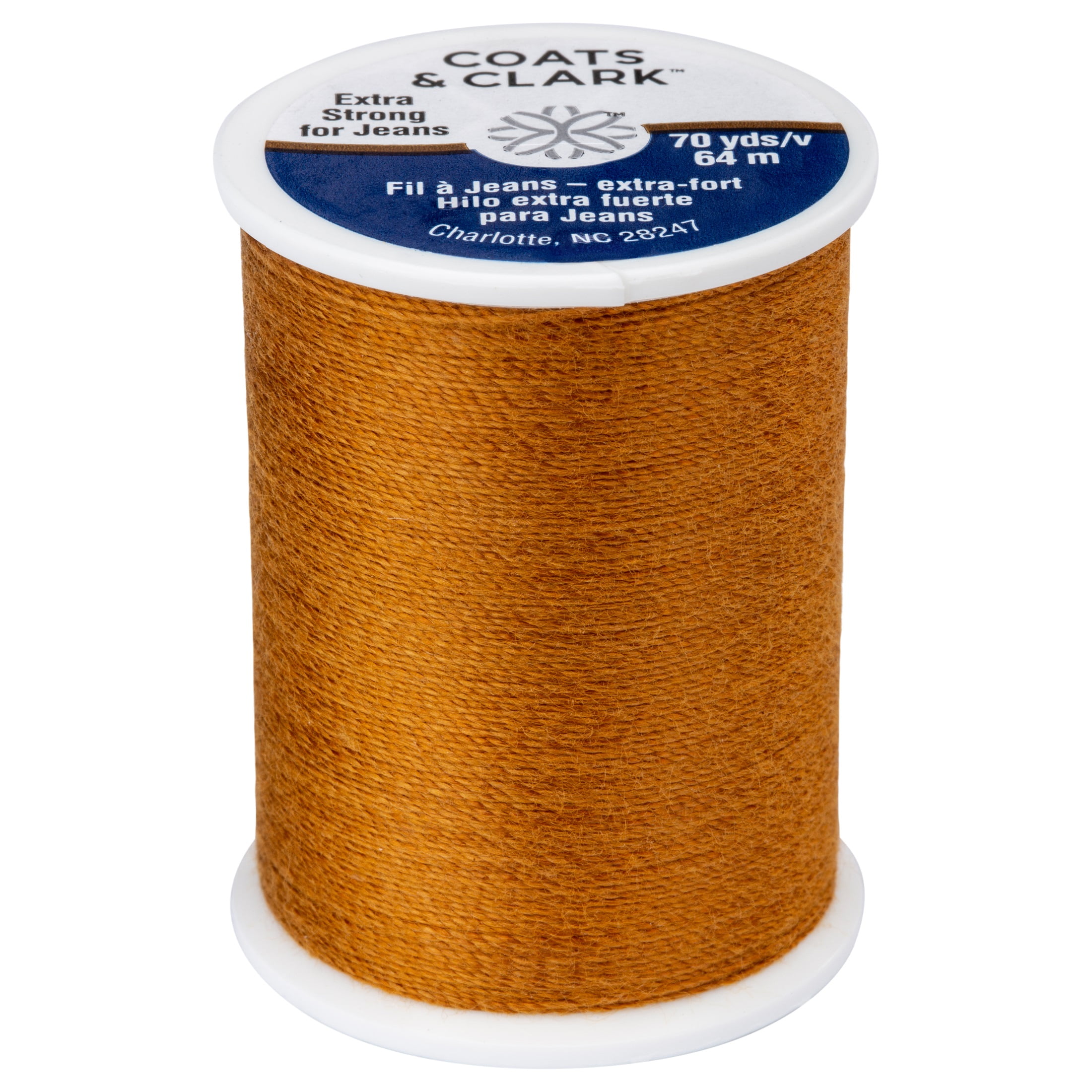 S960-7570~COATS & CLARK cotton wrapped polyester hand quilting thread~ mine gold~325 YDS~25WT