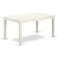thumbnail image 3 of East West Furniture Capri 5-piece Wood Dining Room Set in Linen White, 3 of 6