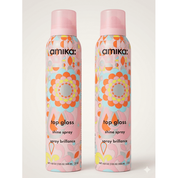 Amika Top Gloss Shine Spray 4.8 Fl. Oz. - 2 Pack
