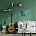 thumbnail image 3 of Stupell Industries Jump In The Lake Country Home Wood Textured Blue Word Design Framed Giclee Texturized Art by Kimberly Allen, 3 of 4