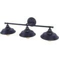 thumbnail image 3 of Vintage Wall Sconce, Rustic Metal Wall Light, 3 Light, E26 Bulb Retro Reading Wall Lamp for Bedroom/Living Room/Hallway/Bathroom,A, 3 of 4