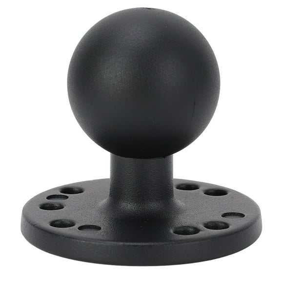 1.5 Inch Ball Mount, Composite Aluminum Alloy Anti Slip AMPS Hole Round Plate Universal for RAM Mounts C Size Double Socket Arm