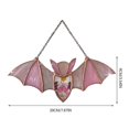 thumbnail image 2 of Home Decor Halloween Party Bat Suncatcher Window Hanging Wall Art Decoration Colorful Bat, 2 of 2