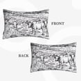 thumbnail image 2 of Lsque Country Farm Scene Pattern Pillow Case – Soft & Cozy Throw Pillow Cover, Hypoallergenic Cushion Case for Sleeping Women with Envelope Closure-20"x30", 2 of 6