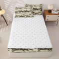 thumbnail image 4 of Erosebridal Rustic Farmhouse Cowboy Zipper Twin Comforter Sets with Fitted Sheet and 2 Pillowcases,Sketch Style Zipper Bedding Set,Reversible,4pcs, 4 of 7