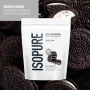 Isopure Zero Carb 100% Whey Protein Isolate Powder, Cookies & Cream, 25g Protein, About 15 Servings