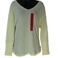 thumbnail image 6 of Vintage America Ladies’ Thermal Knit Top Size: Medium, Color: Wax Yellow, 6 of 6