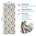 thumbnail image 2 of White Cartoon Colorful Dinosaurs Pattern Hot Yoga Mat Towel Non Slip for Hot Yoga - Quick-Drying Yoga Mat Cover with 4 Corner Pockets with Travel Bag - Hot Yoga Towel Non Slip 70"x26", 2 of 6