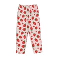 thumbnail image 6 of Uemuo Strawberries Pattern Women's Wide Leg Palazzo Lounge Pants with Pockets Light Weight Loose Comfy Casual Pajama Pants-XX-Large, 6 of 9