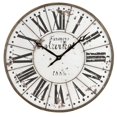thumbnail image 1 of Aspire Monroy Ferme Rustique Horloge Murale, Brun, 1 of 1