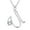 U, variant on YUEHAO Necklaces & Pendants Fashion Women Gift 26 English Letter Name Chain Pendant Necklaces Jewelry U