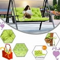 thumbnail image 2 of XXLYY Porch Swing Cushions, Waterproof Swing Replacement Cushions with Backrest and Ties, Garden Bench Seat Cushion, Outdoor Porch Patio Swing Non-Slip Chairs Pad, 2 of 7