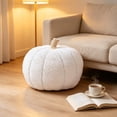 thumbnail image 5 of Pumpkin Shaped Throw Pillow Fall Decor Cushion for Sofa Living Room Halloween Thanksgiving Home Decor Soft Plush Stuffed Pillow, 5 of 6