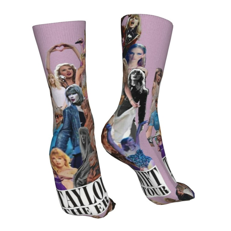 Taylor Swift Socks Popular Singer Novelty Stockings Unisex