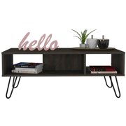 TUHOME Tanna Kitchen Island من الخشب متعدد الألوان - خشب هندسي