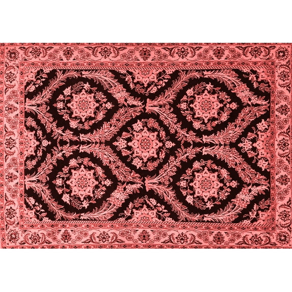Ahgly Company Indoor Rectangle Persian Red Traditional Area Rugs, 5' x 7'
