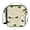 Cute Bees and Honeycomb Pattern, variant on Insulated Square Lunch Bag with Side Mesh Pocket Fashion Lunch Box Reusable Lunch Tote 10.5" x9.5" x3.5" Cute Bees and Honeycomb Pattern