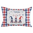 thumbnail image 7 of Outdoor Pillow Covers Throws Independence Day USA Flag Dwarf,Waterproof Pillow Cases Pack of 2 Red Blue White Star Stripe Plaid,Durable Cushion Cover Pillowcase for Patio Balcony Couch Garden, 7 of 7
