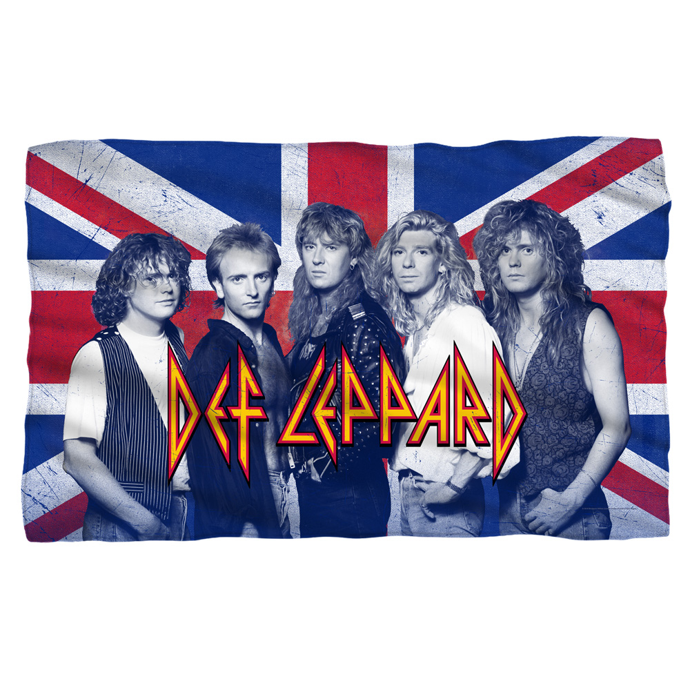 Def Leppard The Boys Fleece Blanket White