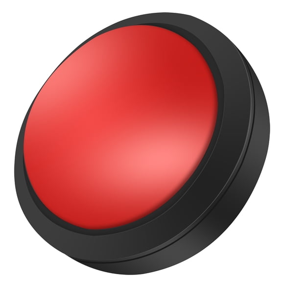 Botón Arcade LED, consola de repuesto convexa de botón Arcade masivo de 100 mm, accesorios para consola de juegos de primera línea