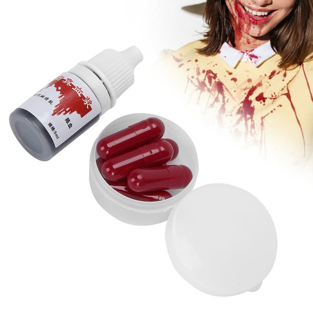 R) Píldoras De Sangre Falsas Realistas Para Cápsulas De Vam | Meses