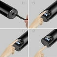 thumbnail image 2 of Graflsoa Portable Mini Car Tire Inflator with LCD Display, 150PSI Max Pressure, USB Rechargeable, Emergency Light, Aluminum Alloy, 25L/Min Air Flow, Includes 4 Nozzles & Carry Bag, 2 of 6