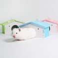 thumbnail image 3 of Ludlz Lovely Small Pet Hamster Mice Squirrel Wooden Sleeping House Nest Toy Cage Decor, 3 of 6