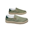 thumbnail image 3 of Gomelly Mens Canvas Shoes Slip On Loafers Casual Sneakers Comfortable Boat Shoes Green 9, 3 of 8