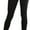 Black, variant on ToBeInStyle Women's Seagull Waist Skinny Ponte Leggings