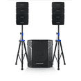 thumbnail image 1 of Sistema de audio lineal con subwoofer 15" y 2 satelites 4" 1400w Audiobahn LINE15X, 1 of 8
