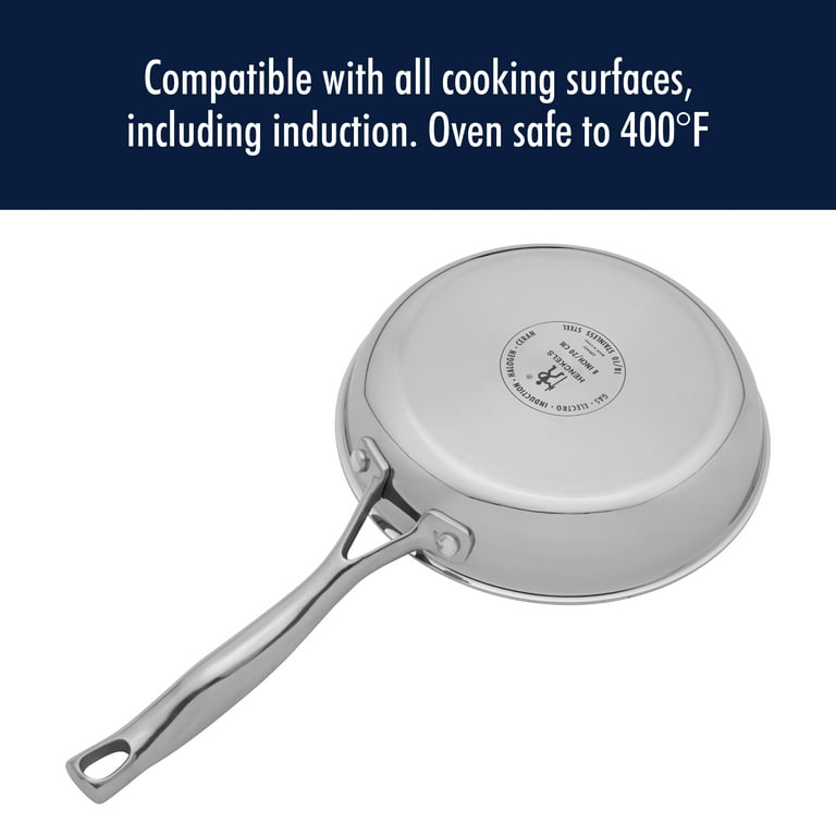 Henckels Clad H3 10-pc, stainless steel ceramic coated pots and pans set