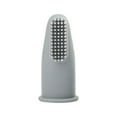 thumbnail image 3 of Baby Finger Toothbrush Children Teeth Clear Massage Oral Cleaning Massager Grey, 3 of 8