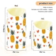 thumbnail image 4 of Pineapple Love Flameless Candles 2 PCS with Remote Realistic Moving Flame LED Tapered Pillar Set for Home Decor, 4 of 7
