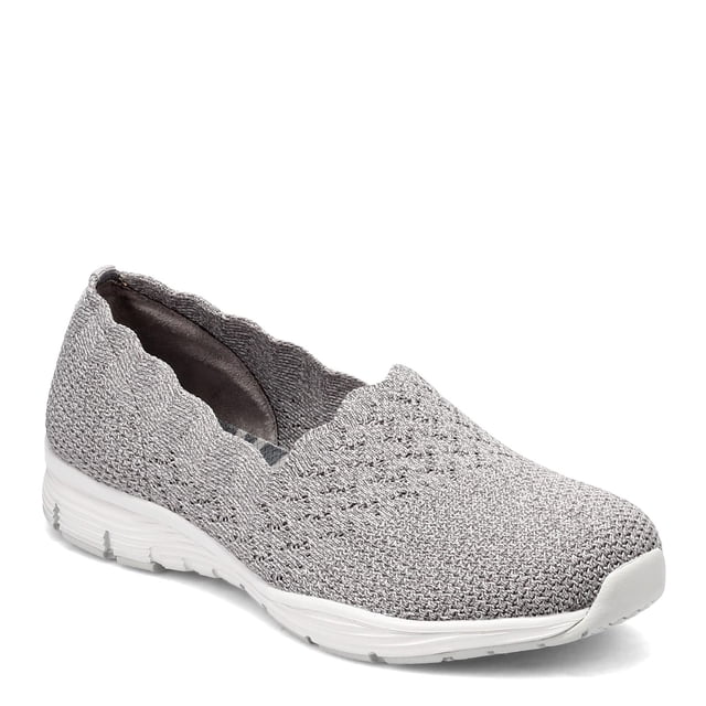 Zapatillas Slip-On Skechers Seager Stat para Mujer, Carbón, Talla 9.5